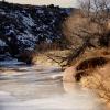 Frozen river