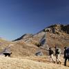 Hiking in the afternoon