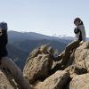 Liz and Kate enjoy the views