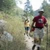 Jeff, Kathy and Bruce on the trail