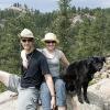 Mark, Kate and Liv on the Greyrock Mtn trail