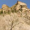 Looking up at the cliffs of Glenwood Canyon