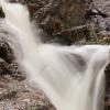 Springtime mountain waterfalls