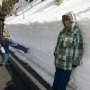 Mark and Christi in the snow cut