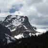 Mountains, snow, glaciers, trees