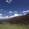 A beautiful glacial valley that leads to the Poudre Canyon