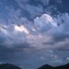 Sunset skies over our campground