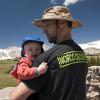 Mark and Gabe at the Medicine Bow lookout