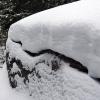 Snow piles