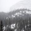 The Gash hovers in the distant snow