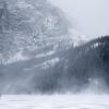 Spin drift on the surface of the lake