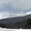 The highway heads over Cameron Pass