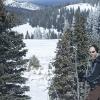 Mark is enjoying his day up high in the mountains