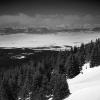Looking out at the Mount Zirkle wilderness