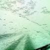 These are actually pretty good conditions, we can see the road