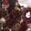 Chilli Pepper and Corn on Christmas Wreaths