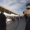 Dylan and Ann walk the market