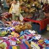 Colorful socks and baskets
