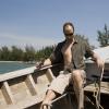 Mark on the boat ride to Railay