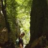 The trail to the lagoon is pretty steep