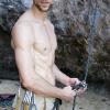 Mark at the belay
