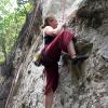 Kate makes even a 6a harder than it should be