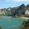 View of Railay West and Tonsai from the base of the Thaiwand