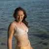 Kate on the sunset beach