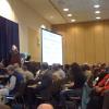 About 300 other people went to the talk as well.