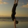 Yoga on the beach