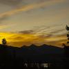 Sunrise over Dillon Reservoir (nice campsite)