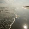 Sun over the water