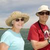 Kathy and Jeff enjoy a day on a sail boat