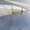 Laying on the nets, looking up