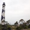 The Cape Lookout Lighthouse (still in use!)