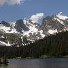Long Lake is surrounded by high, beautiful peaks