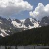 Awesome peaks behind Long Lake