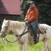 Andrew says "I'm on a horse."