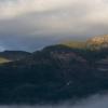 Morning light on the mountains