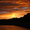 Sunset over the Colorado river