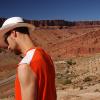 Mark enjoys the big views too