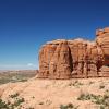 Looking out at Arches NP