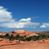 Storm brewing over the Moab desert