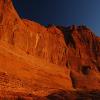 Early morning sun in Arches National Park