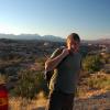 TJ gets ready for some early large format photography