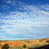 Morning stratus decks in the desert