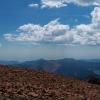 Mountains and clouds