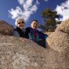 Jeff and Kathy in the donut rock 2